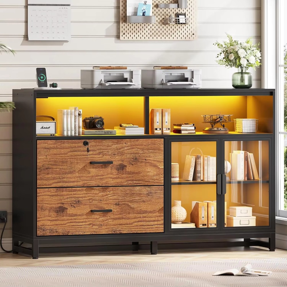 File Cabinet - Armadietto portadocumenti da 59 pollici, 2