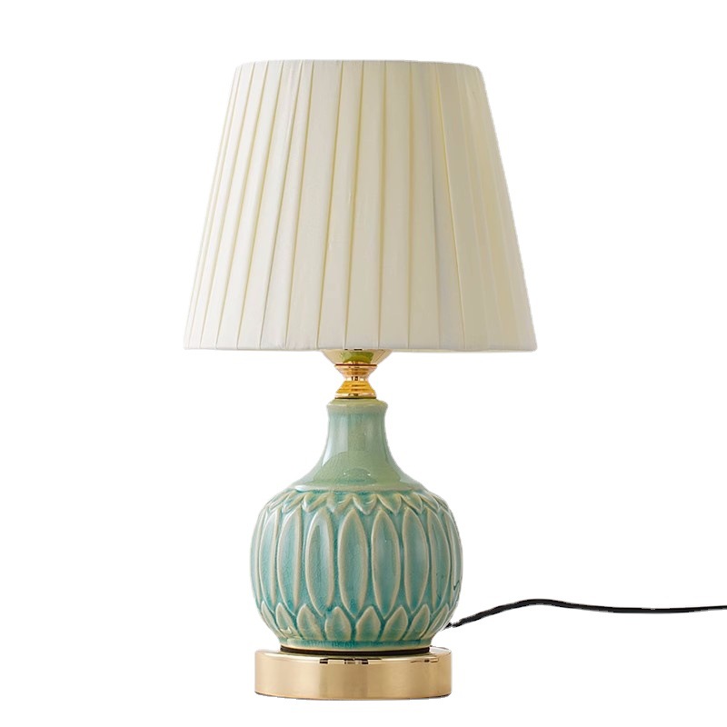 Desk Lamp - Lampada da scrivania in ceramica americana