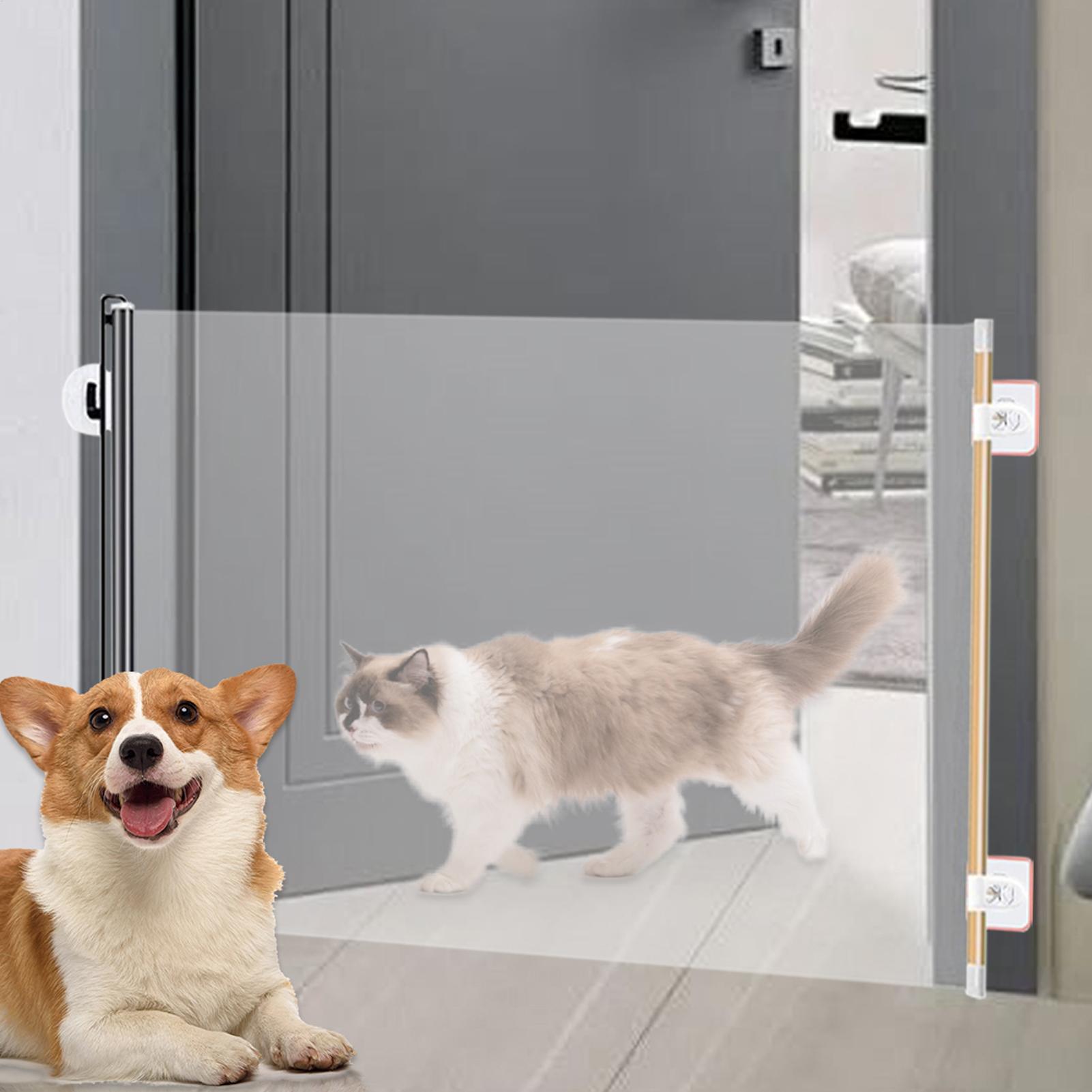 Partition Screen Divider - Cancelletto per Animali Domestici Retrattile Portatile,