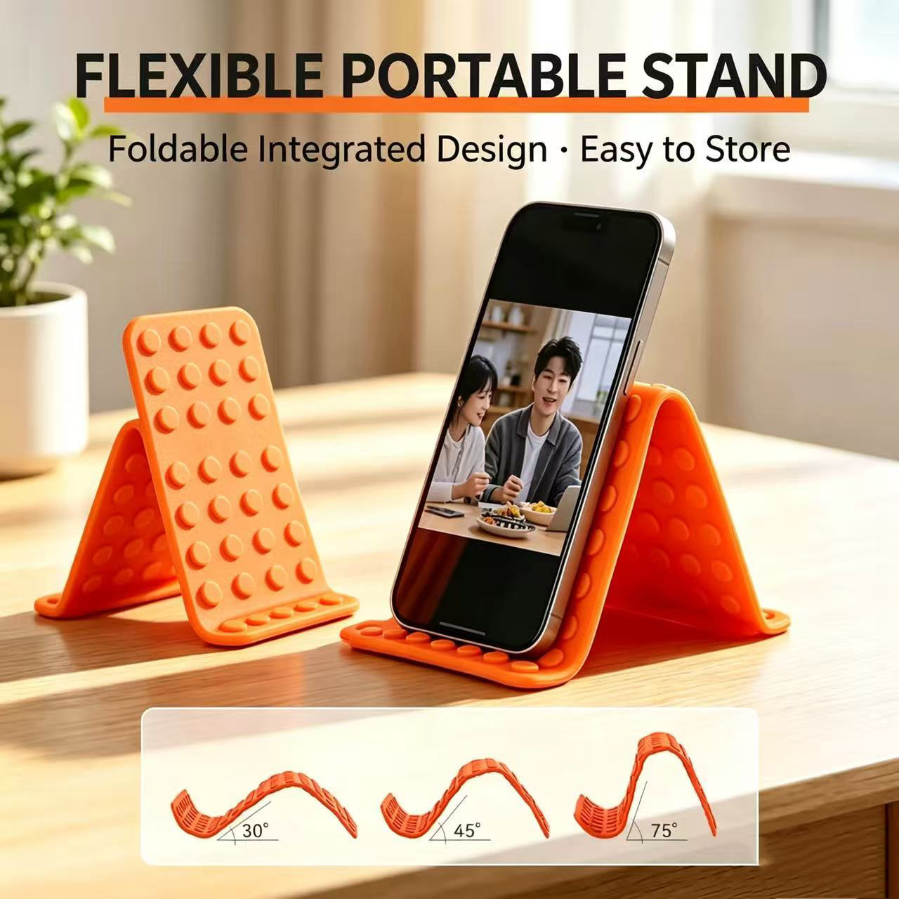 Standing Desk - Supporto Universale Portatile per Telefono, Regolabile