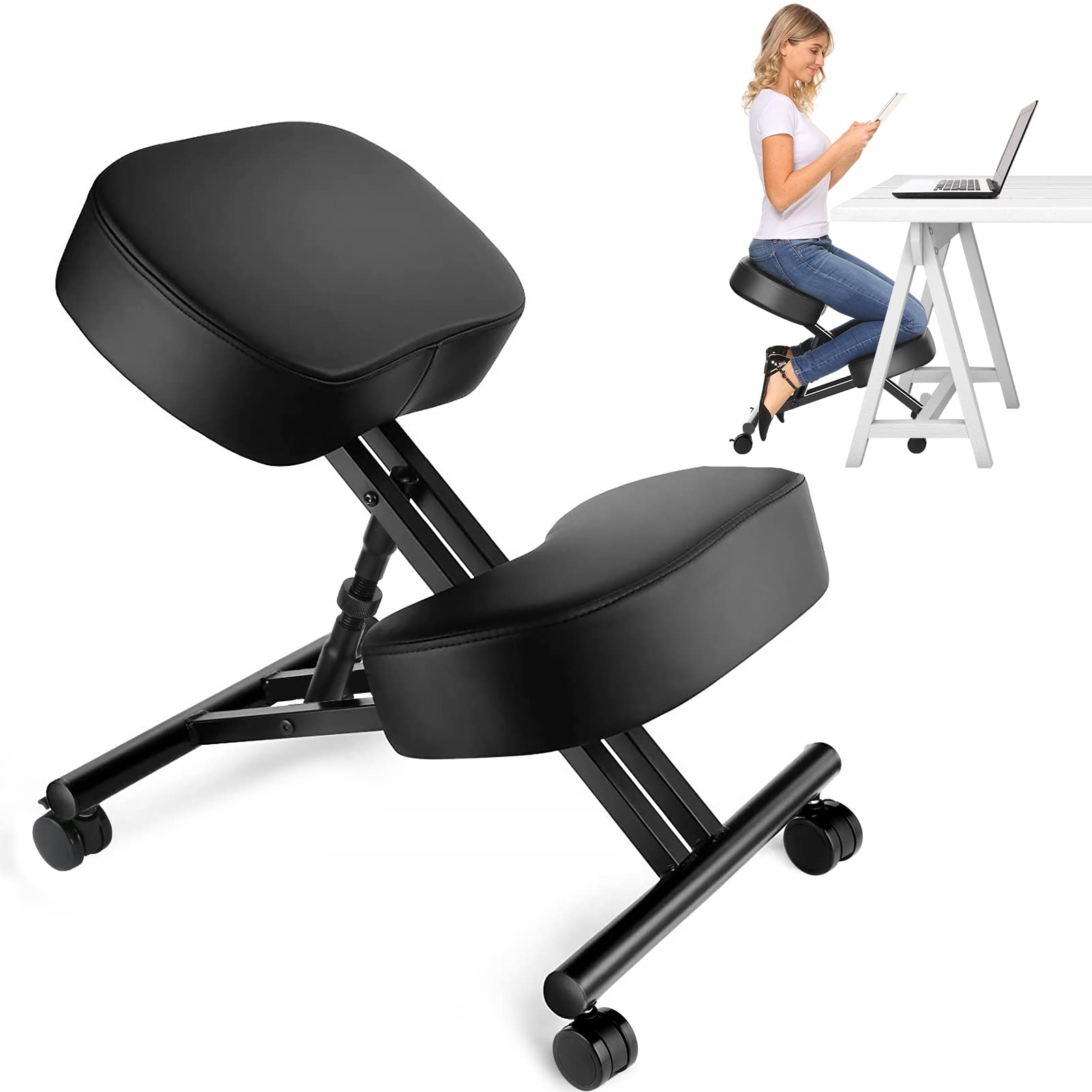Office Chair - Sedia Ergonomica Inclinabile per Ufficio, Sgabello