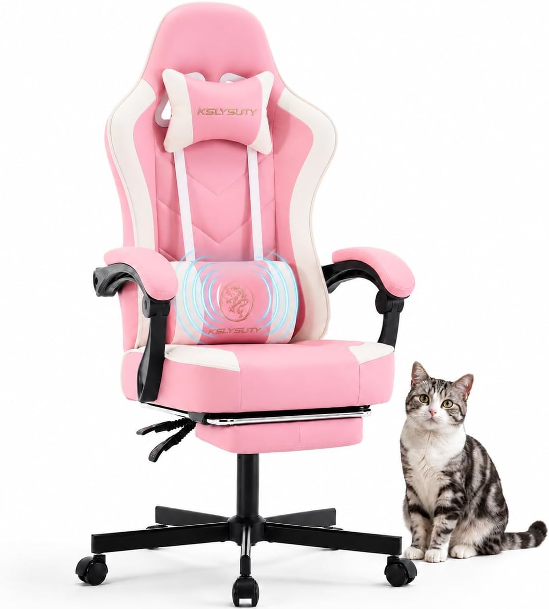 Office Chair Cushion - Sedia da Gaming Ergonomica con Schienale