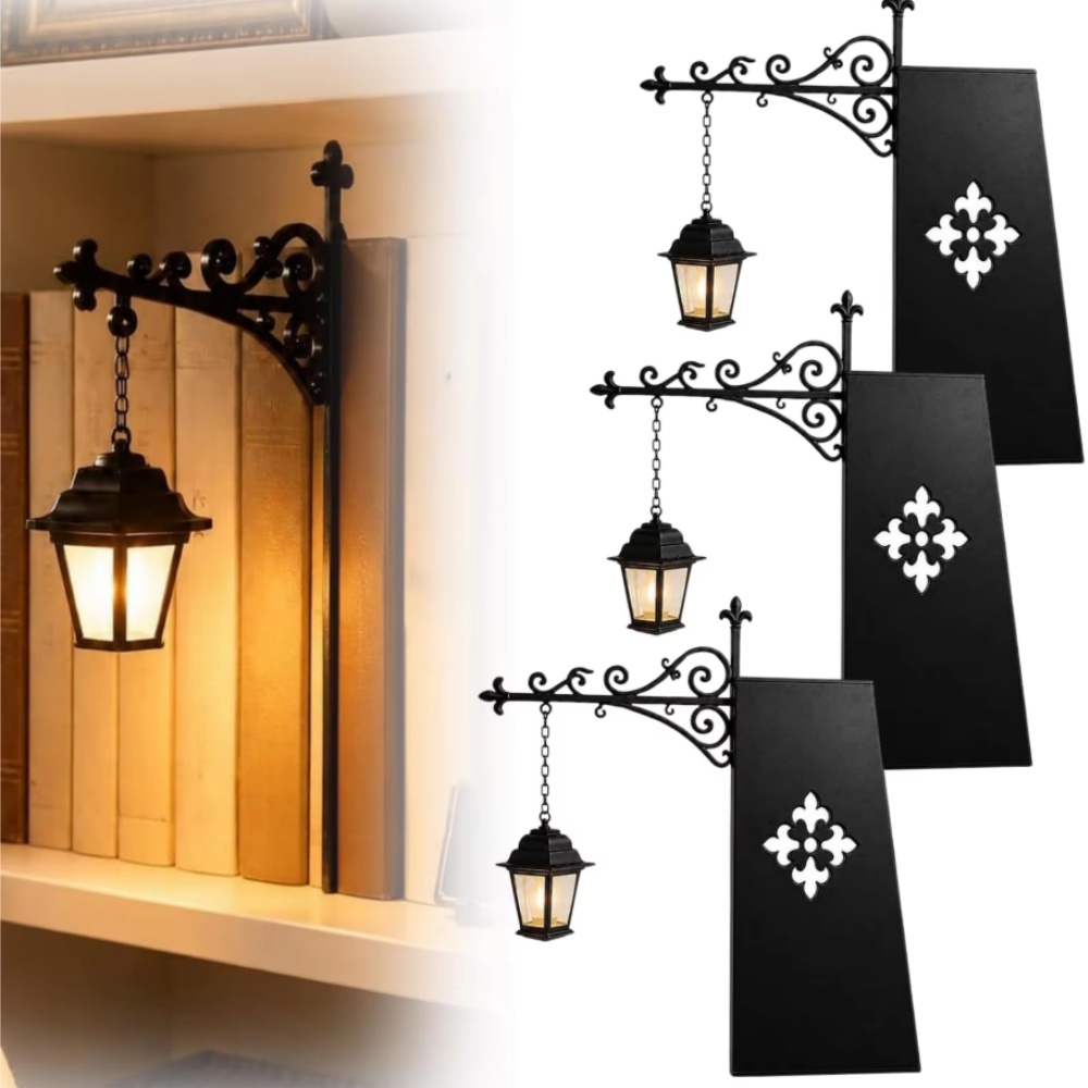 Bookshelf - Lanterna da Libreria Decorativa, Illuminazione per