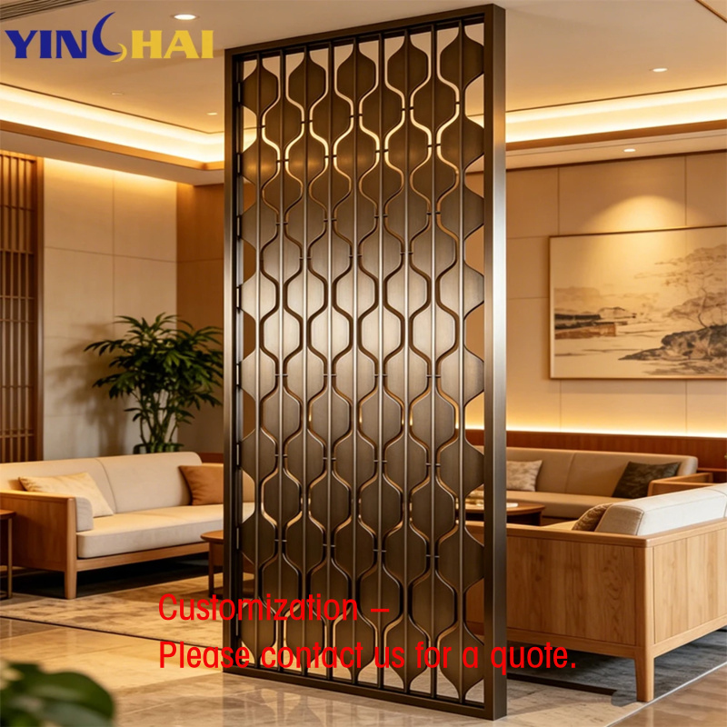 Partition Screen Divider - Divisorio per Ambienti in Acciaio Inossidabile
