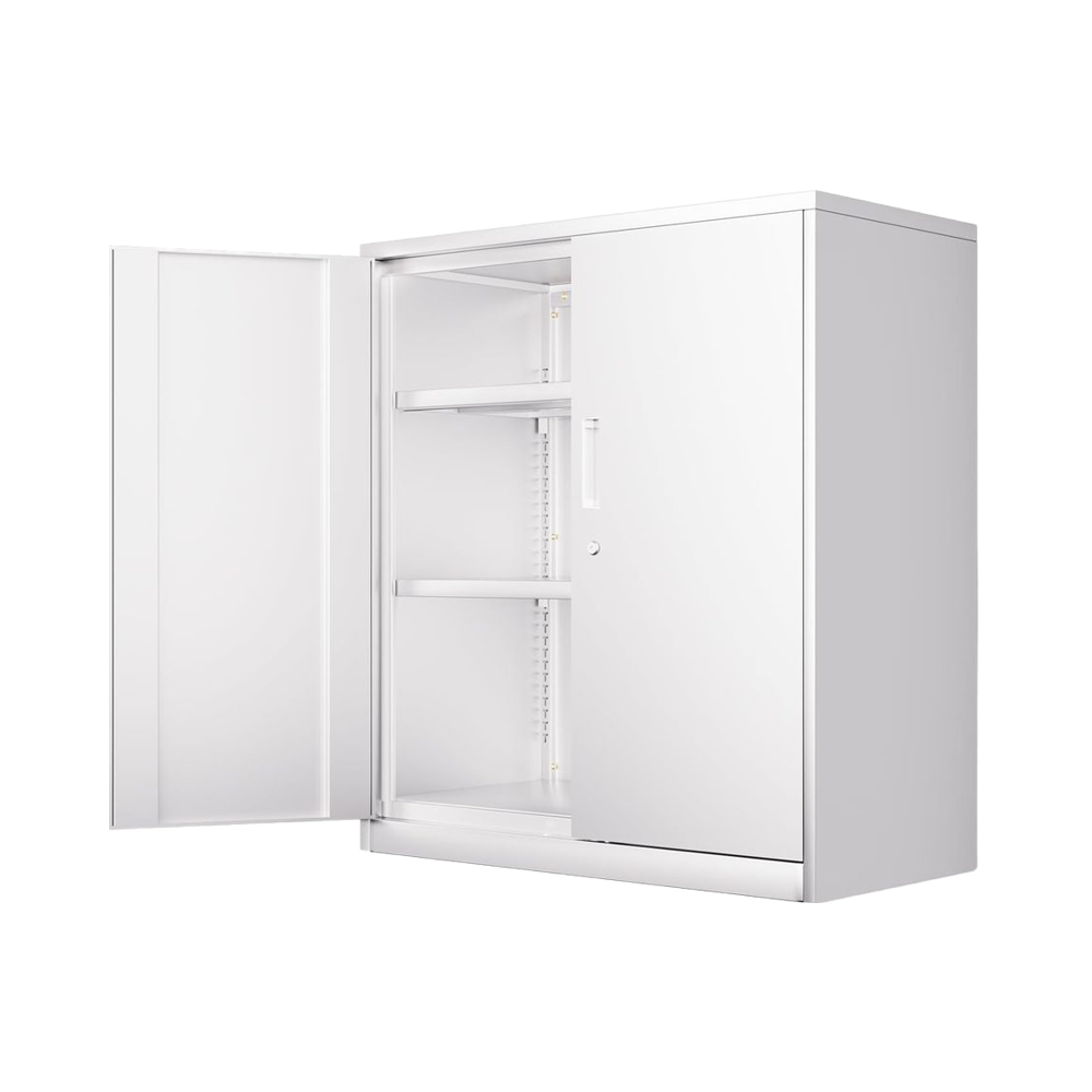 File Cabinet - # Armadio Moderno in Metallo Bianco