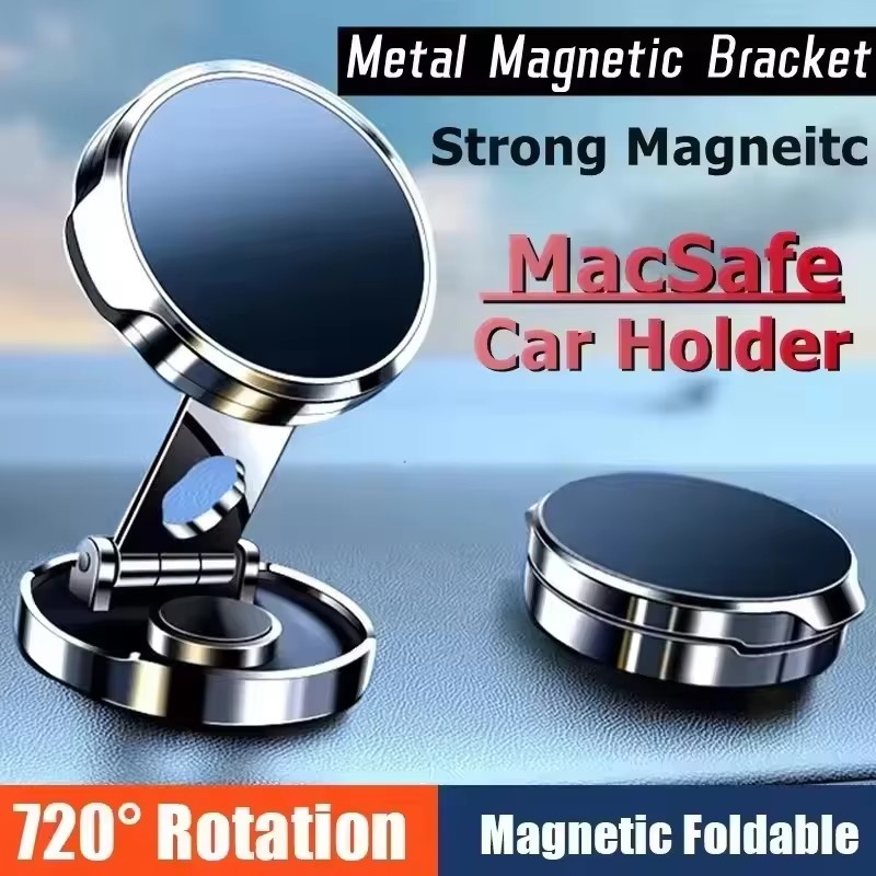 Mobile Pedestal Cabinet - Supporto Magnetico Pieghevole Rotondo per Auto,