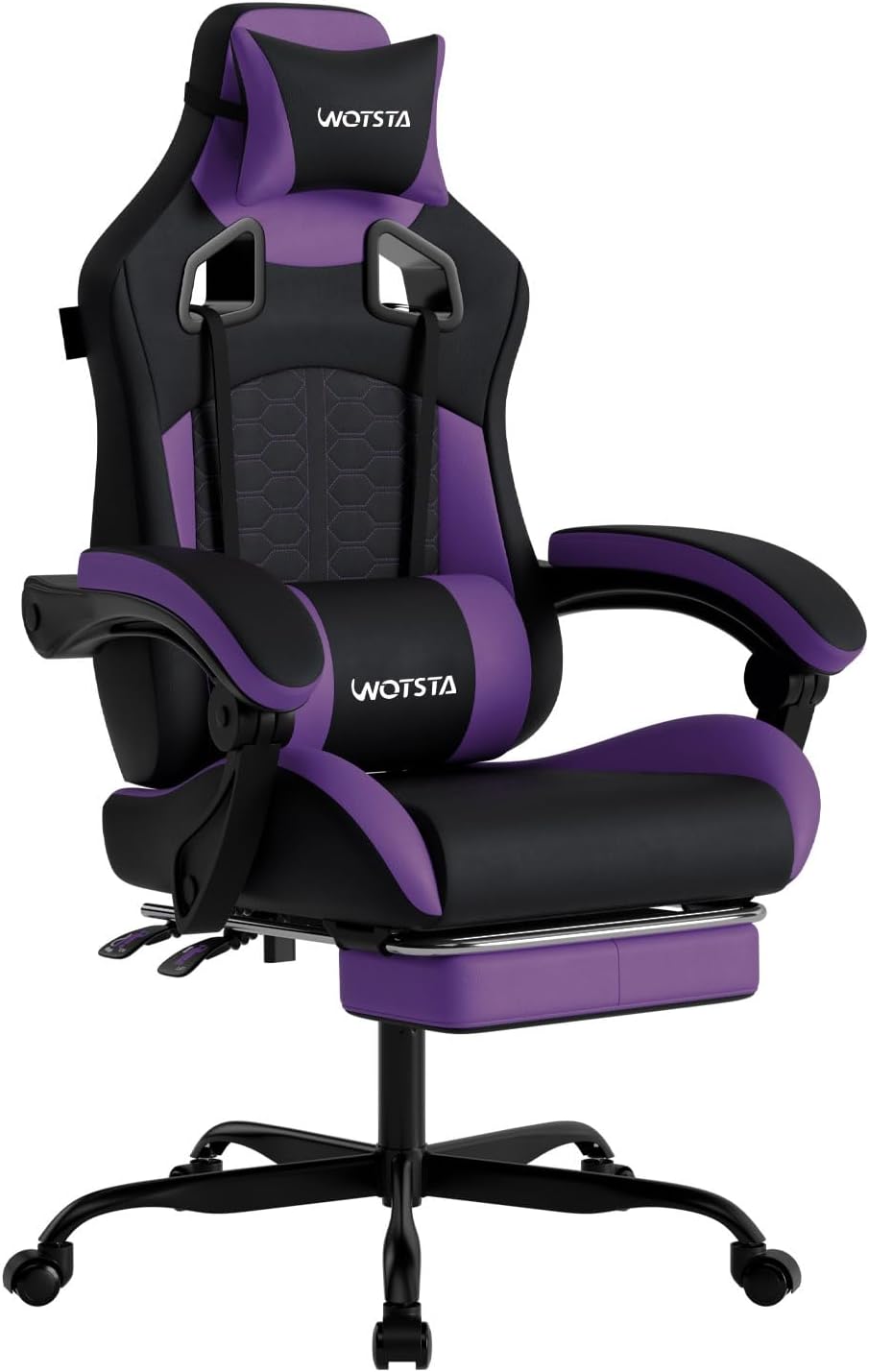 Office Chair - Sedia da gaming con funzione massaggio,