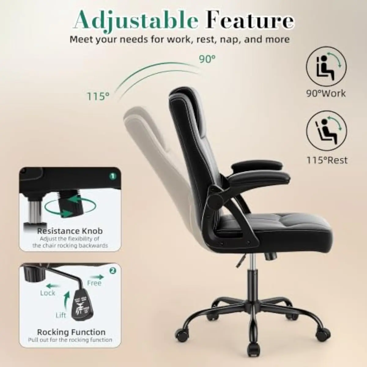 Sedia da ufficio ergonomica pe - Office Chair recensione e prezzo
