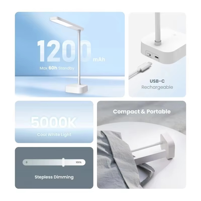 Lampada da scrivania ricaricab - Desk Lamp recensione e prezzo