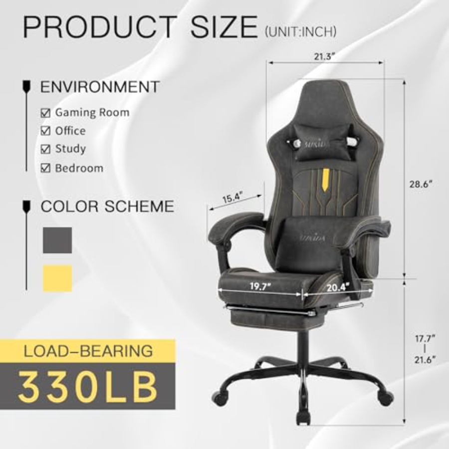 Sedia da gaming con poggiapied - Office Chair Cushion recensione e prezzo